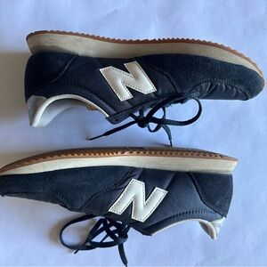 New Balance Navy and White 220 Sneakers